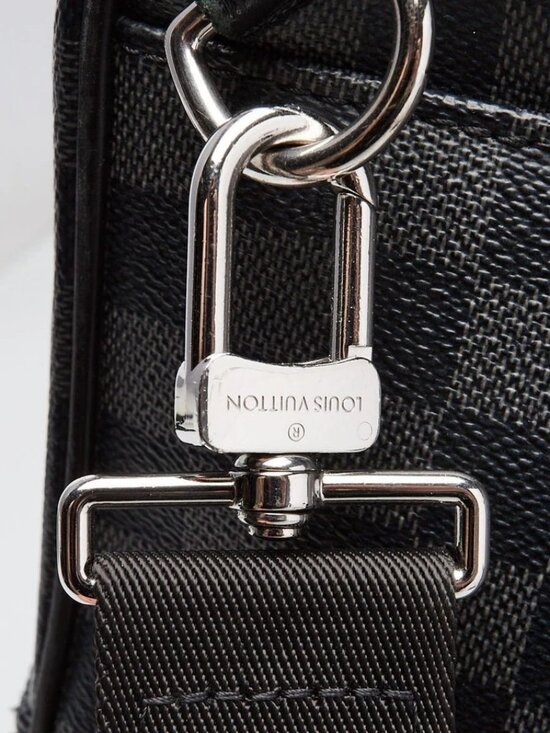 Louis Vuitton Damier Graphite Canvas/Leather Breifcase Backpack Bag